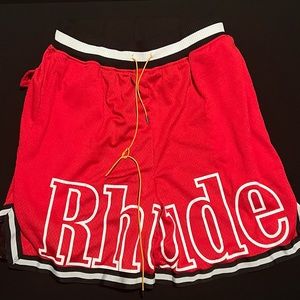Rhude Logo Shorts